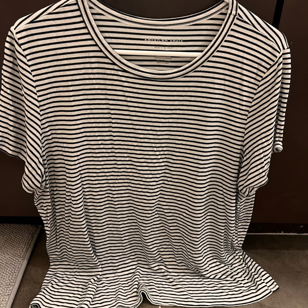 Striped relaxed t-shirt from American Eagle